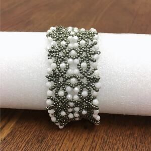 Artisan Made~Bead Lace Bracelet